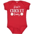 thumbnail image 3 of Inktastic Dad's Cricket Buddy Boys or Girls Baby Bodysuit, 3 of 5