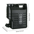 thumbnail image 3 of Clearance Sale! Portable Outdoor Water Storage Container Green/Khaki/Black Pe Water Tank with Tap (5l/11l/12l Options) Includes Spare Cap Extension Tube & Cleaning Brush for Camping, 3 of 4