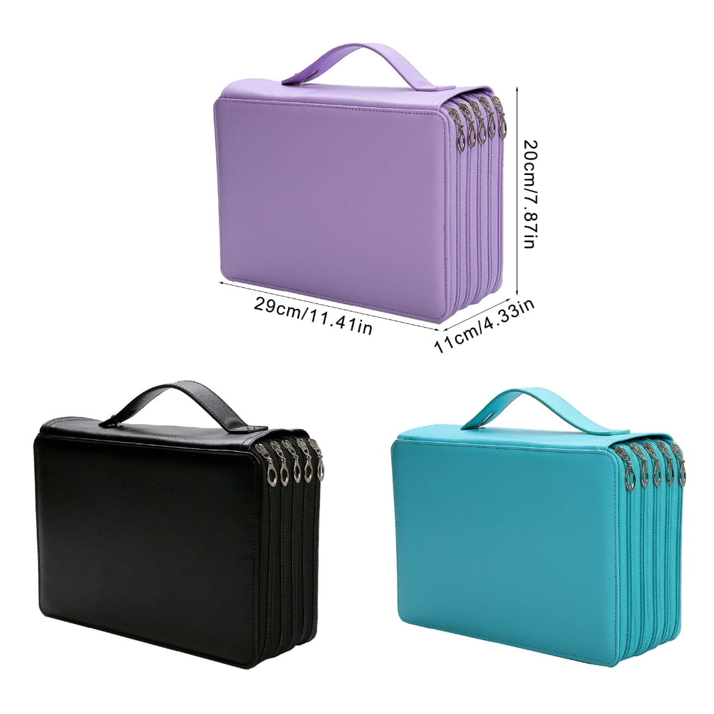 Large Pencil Case with 252 Compartments, Multifunction Pencil Organizers Bag Pencil Case with Zippers for Adults Teens