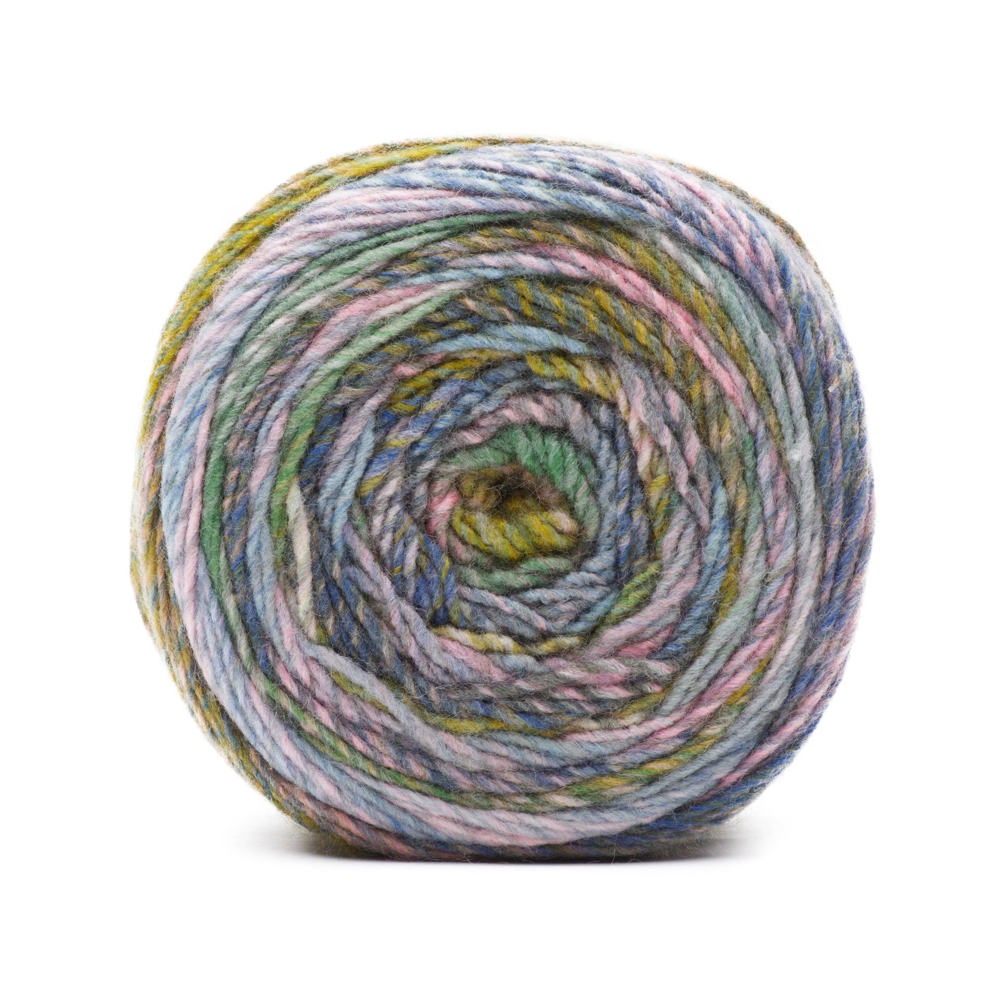 Red Heart® Roll With It Melange™ #4 Worsted (Medium) Acrylic Yarn, Green Room 5.29oz/150g 389 Yards (3 Pack)