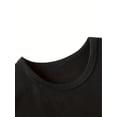 thumbnail image 4 of MILKYSHIP Boys' Summer Fashion Short Sleeve T-Shirt - "My Great Grandma Loves Me Beary Much" Cute Bear Graphic, Black Polyester Casual Round Neck Tee for Youngsters, Youngsters Summer Clothing | Cute, 4 of 7