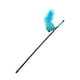 thumbnail image 1 of Juguetes de plumas para gatos que acompañan la actividad con campanas, juguetes educativos, varita de juguete para gatos Azul, 1 of 9