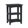 thumbnail image 1 of Alaterre Table d'Appoint Shaker Cottage avec 2 Étagères Gris Charbon, 1 of 3