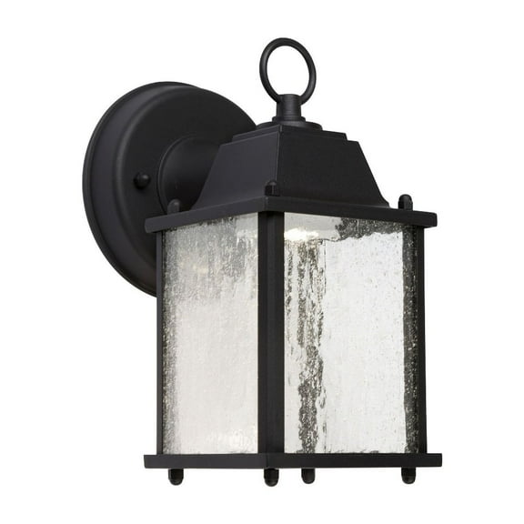 Forte Lighting 17103-04 1 Light 9" Tall Led Outdoor Wall Sconce - Black