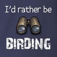 thumbnail image 3 of CafePress - I'd Rather Be Birding Long Sleeve Dark T Shirt - Long Sleeve Dark T-Shirt, 3 of 4