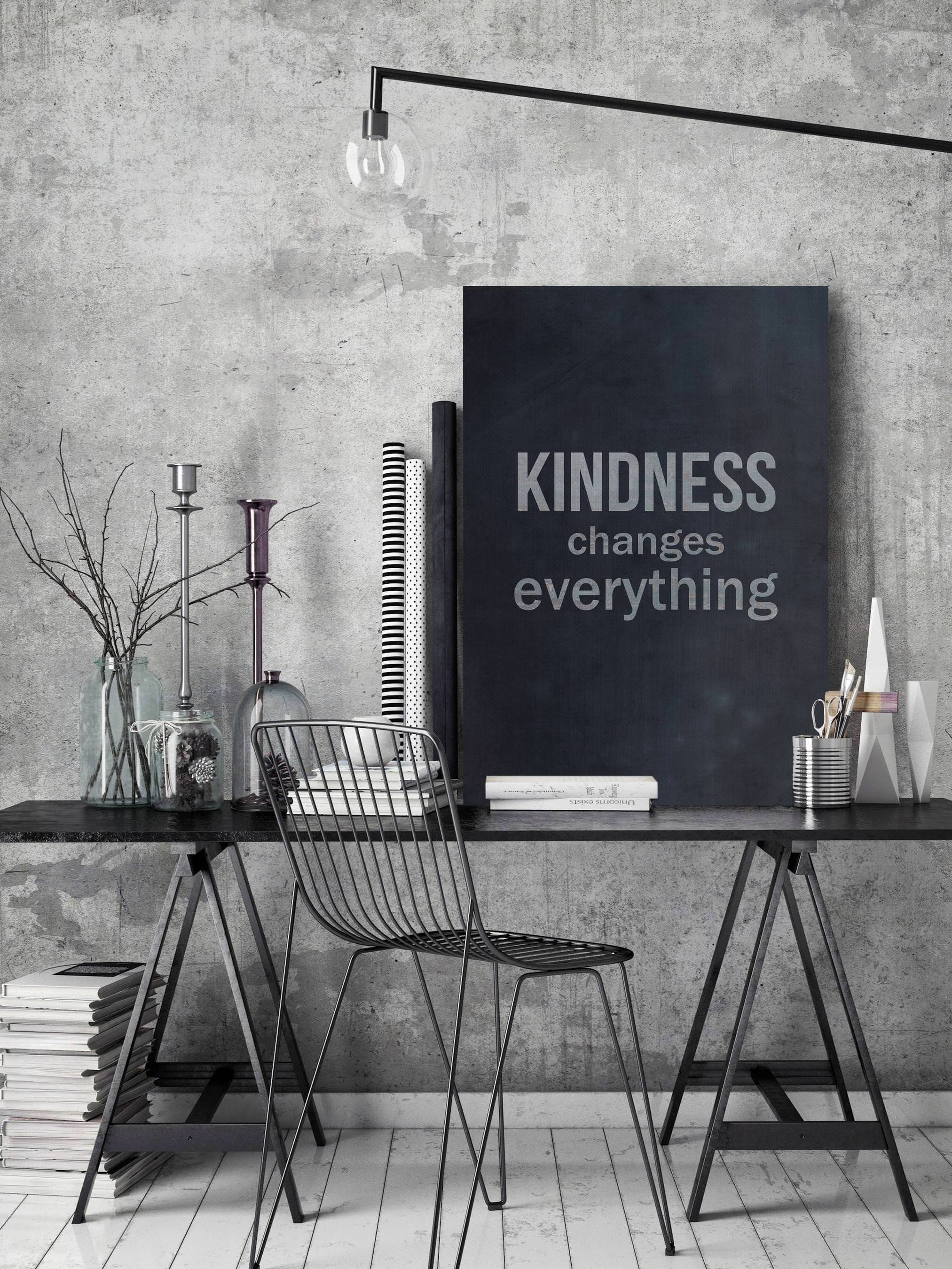 Kindness Changes Everything Painting Print on Wrapped Canvas