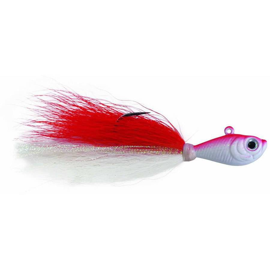 white bucktail jig