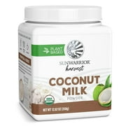 Sunwarrior Organic Harvest Coconut Milk Powder with MCT | Coffee Creamer Alternative Raw Keto Paleo Gluten Free Sugar Free Diary Free Shelf Stable | 358 G 179 SRV