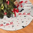 thumbnail image 2 of Falda para árbol de Navidad de Mickey Mouse, suave y divertida, decoración navideña navideña de granja de 48", 2 of 4