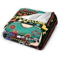thumbnail image 5 of Yibo Math Blanket Flannel Soft and Comfortable Anti-static Bed Sofa Blanket, 5 of 6