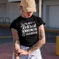 thumbnail image 2 of Retirement and Grandmother Quote - I'm Not Retired, I'm a Full Time Grandma, Military Green T-Shirt, Large, 2 of 5