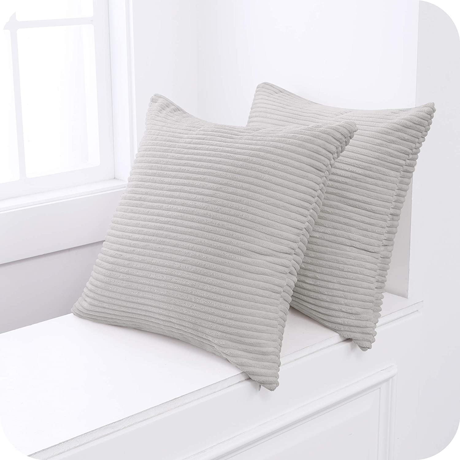 Brand Velvet Square Big Throw Pillow Case Cushion Covers Pillowcases for Sofa Bed Room Light Beige 60 x 60 cm Set of Walmart Canada Square Cushion (BIG) Beige