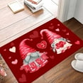 thumbnail image 5 of Carpet,Happy Valentine's Day Gnome Decorative Doormat Indoor Outdoor Entrance Bathroom Doormat Welcome Mats Floor Doormat, 5 of 6
