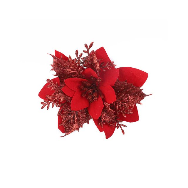Toystoory Árbol de Navidad artificial Multicapas Decoración de flores Festival de moda Adorno de fiesta Diseño decorativo Props Oficina Kits de decoración para fiestas Rojo Toystoory HA070523-01B