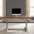 thumbnail image 2 of Liberty Furniture Farmhouse Reimagined 3 Piece Desk & Hutch Set - White, 2 of 3