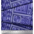 thumbnail image 3 of Soimoi Silk Fabric Patchwork Tribal Printed Craft Fabric by The Yard 42 Inch Wide, 3 of 3