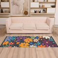 thumbnail image 2 of Yayeee Runner Rug for Bedroom 2'x6' Machine Washable Hallway Non Slip Mat, Bright Colorful Flowers Pattern, 2 of 8