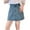 Light Blue, variant on Ohufall Kids Girls Denim Skirts Fashion Solid High Waist Jean Skirt Teen Girls Casual A-Line Short Skirts, 5-16 Years