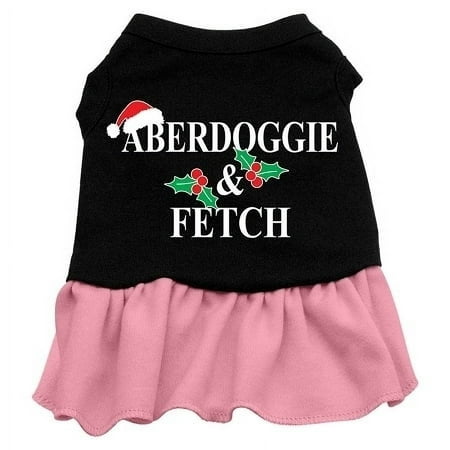 Aberdoggie Christmas Screen Print Dress
