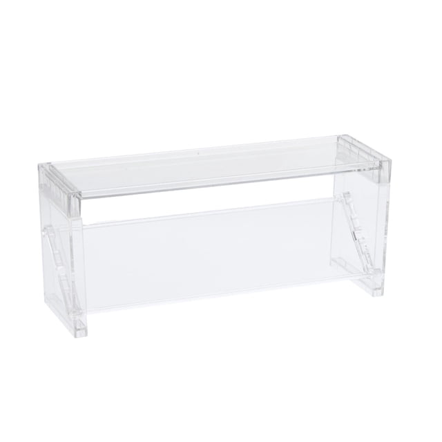 Organizador de maquillaje, vitrina transparente, organizador de escritorio para baño Estilo A