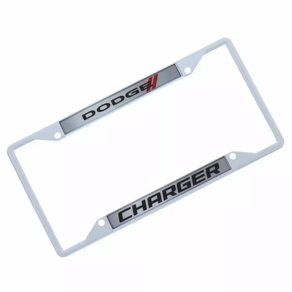 Dodge Charger License Plate Frame (Chrome)