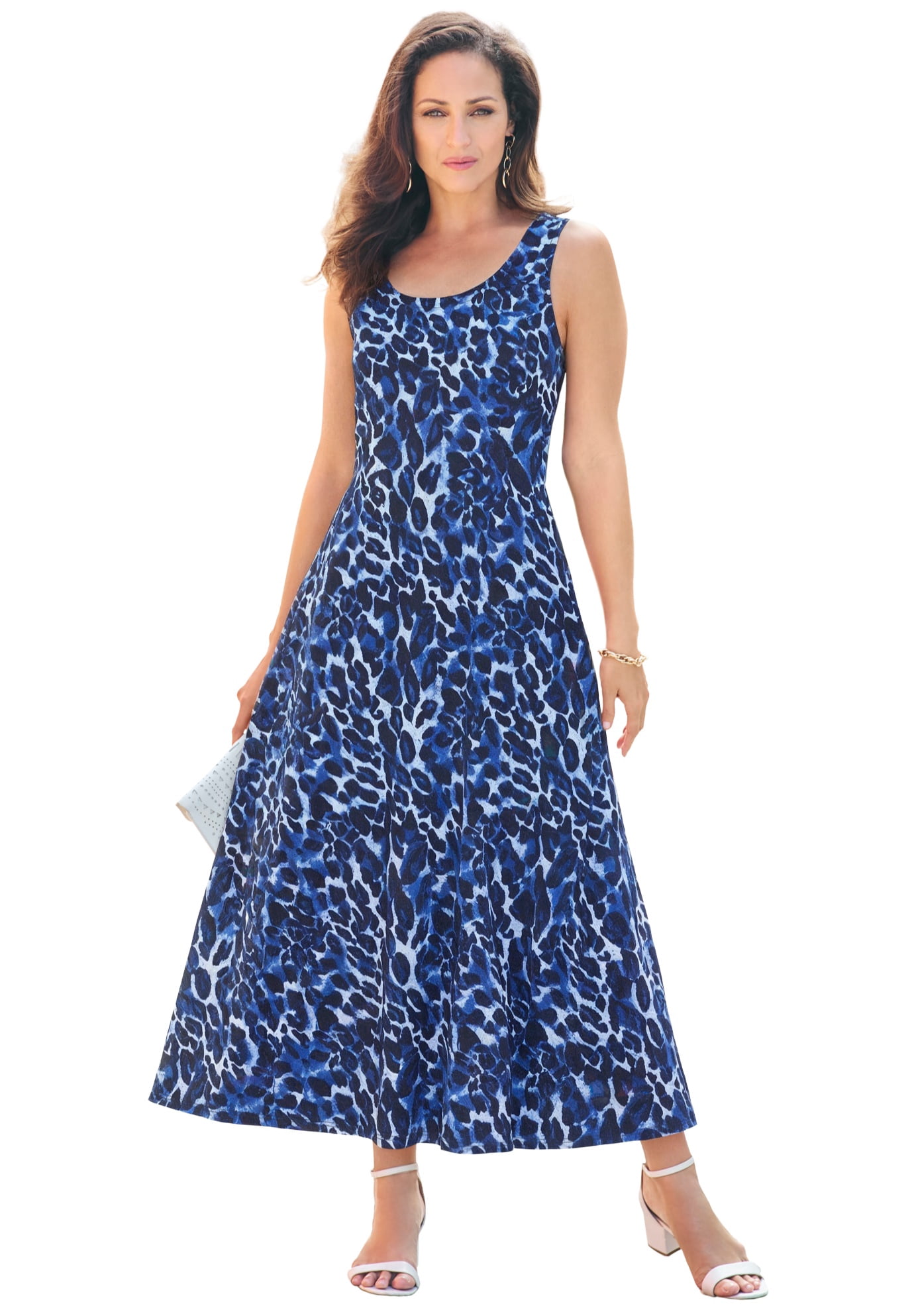Ella Samani Plus Size Short Sleeve Maxi Wrap Dress