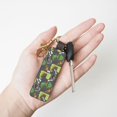 thumbnail image 4 of Wukai Cartoon Dinosaurs (2) Print Leather Car Keychain, Universal Key Fob Keychain, Leather Key Chain Holder for Men and Women,360 Degree Rotatable, 4 of 5