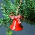 thumbnail image 4 of Christmas Bells,Metal Vintage Bells Ornaments Decorations with Red Bow and Berry Tree Hanging Ornament Hanging Ornament for Xmas Tree Holiday Fireplace Home Decor(Red), 4 of 5