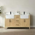 thumbnail image 5 of Miseno Mv797060-Nm Sevilla 60" Free Standing Double Basin Vanity Set - White, 5 of 7