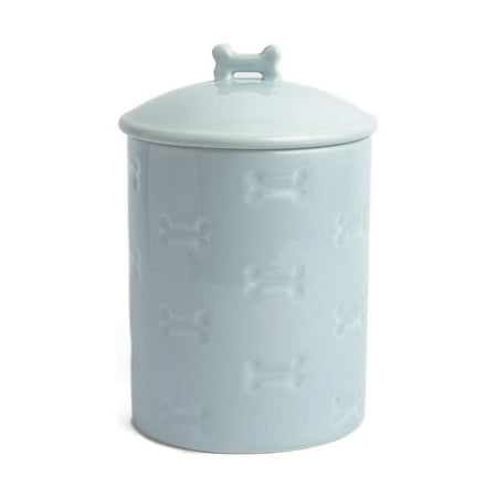 UPC: 0682327994080 | Park Life Designs 1.4 Qt. Ceramic Treat Jar | Manor (Blue)