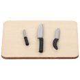 thumbnail image 4 of 1 juego de accesorios en miniatura para casa de muñecas, escala 1/12, minicortadores de cocina con tabla de cortar, juego de simulación, modelos de escena de cocina para casa de muñecas, 4 of 8