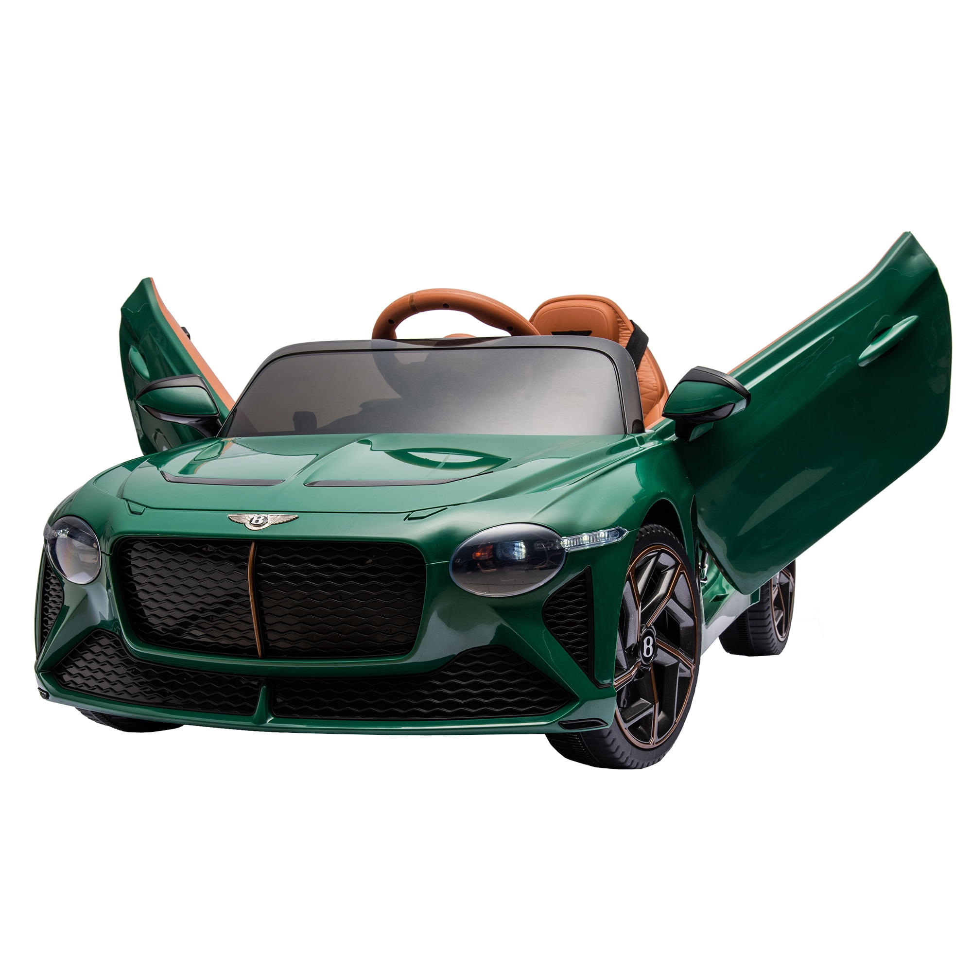 Resenkos Official Licensed Bentley Kids Ride on Car, 12V 7A Battery Powered Vehicle with Remote Control 3 Speeds MP3 USB, Green Resenkos Official Licensed Bentley Kids Ride on Car, 12V 7A Battery Powered Vehicle with Remote Control 3 Speeds MP3 USB, Green
