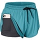 thumbnail image 1 of Pantalones cortos holgados de verano para correr para mujer, pantalones cortos de moda falsos de dos piezas con cordón elástico en la cintura, pantalones cortos de baile antiiluminación Xemadio HMHZ843-3, 1 of 6