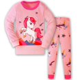 thumbnail image 1 of Pijamas de animales Grils para bebés, ropa de dormir de manga corta, 100% algodón, para niños de 3 a 8 años, 1 of 4
