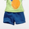 thumbnail image 6 of Gubotare Pjs Sets for Boys Baby Boys Short Sleeve Top and Pants Snug Fit Cotton 2 Piece Pajama Set 12 18 Months (Green,12-18 Months), 6 of 6