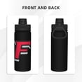 thumbnail image 3 of Botella de agua deportiva con aislamiento de la Universidad de Fairfield, de acero inoxidable de 18 oz, portátil, ideal para viajes, gimnasios, deportes al aire libre., 3 of 5