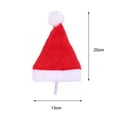 thumbnail image 3 of Pet Santa Hat Christmas for Dogs Cats Holiday Party Festival Dress Up Supplies, 3 of 8