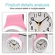thumbnail image 3 of Reloj digital silencioso impermeable a la moda, reloj resistente al agua para cocina y baño, 3 of 5