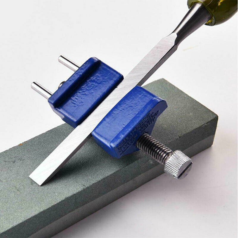 Metal Honing Guide Sharpener Sharpening wood chisel Plane Carpenter Angle Gauge 