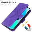 thumbnail image 5 of TECH CIRCLE Wallet Case for Samsung Galaxy A53 5G 6.5 Inch, RFID Blocking Card Slots Holder Buckle PU Leather Flip Case with Kickstand Magnetic Clasp Folio Shockproof Protective Cover,Purple, 5 of 11