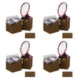 thumbnail image 4 of 10.5 in Woven Storage Cube Basket Bin with Iron Wire Frame (Set of 4), 4 of 6