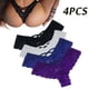 thumbnail image 2 of Ropa Interior Sexy Gibobby Cintura 4PC Flores Tangas Tanga Sexy Encaje Bragas Lencería Mujeres, 2 of 4
