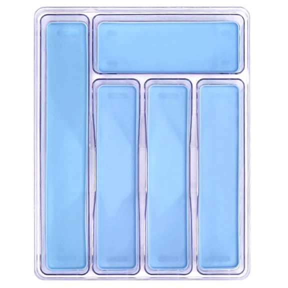 LISI PET Non-Slip 13.31 in x 10.46 in x 2.17 in 5-Compartment Kitchen Utensil Organizers