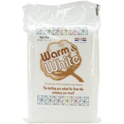 Warm & White 13" x 9" Precut Cotton Quilt Batting