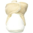 thumbnail image 2 of Luvable Friends Baby and Toddler Cozy Fleece Booties, Cream Tan, 0-6 Months, 2 of 11