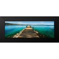 thumbnail image 2 of Mikaels, Natalie 18x9 Black Modern Framed Museum Art Print Titled - Hues of Blue, 2 of 5