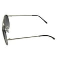 thumbnail image 6 of Kenneth Cole Reaction Silver Metal Smoke Lens Men's Aviator Sunglasses, Silver, 6 of 6