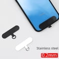 thumbnail image 1 of Clip de acero inoxidable universal para teléfono móvil, parche de junta ultrafino que soporta el cordón del teléfono móvil, antipérdida, fijo y duradero, 1 of 5