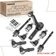 thumbnail image 2 of A-Premium 9Pcs Front Suspension Kit, Inner Outer Tie Rod End Upper & Lower Ball Joint Idler Arm, Compatible with Dodge Durango 1998-1999, Dakota 1997-1999, 4WD, 2 of 9