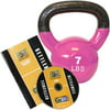 GoFit 7-lb Premium Kettlebell with Training DVD